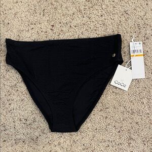 CeCe Elegant Black Swim Bottom